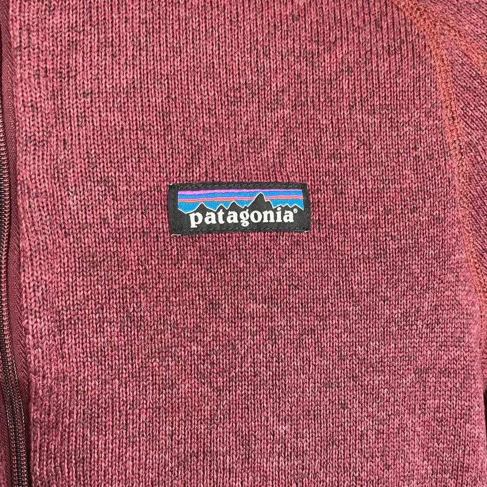 Patagonia Women's Oxblood Red Better Sweater® Fleece Jacket Size Small - Picture 7 of 8
